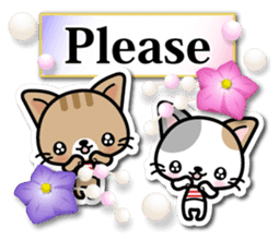 Japanese Style Cat Sticker ( English ) sticker #6669794