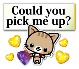 Japanese Style Cat Sticker ( English ) sticker #6669796