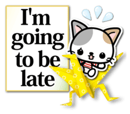 Japanese Style Cat Sticker ( English ) sticker #6669798