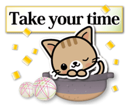 Japanese Style Cat Sticker ( English ) sticker #6669799