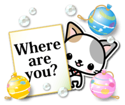 Japanese Style Cat Sticker ( English ) sticker #6669800