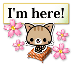 Japanese Style Cat Sticker ( English ) sticker #6669801