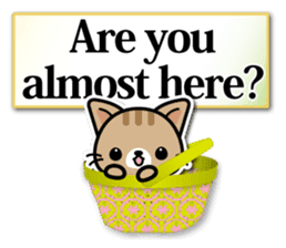 Japanese Style Cat Sticker ( English ) sticker #6669802