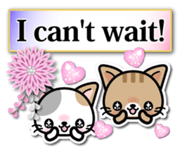Japanese Style Cat Sticker ( English ) sticker #6669809