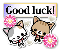 Japanese Style Cat Sticker ( English ) sticker #6669810