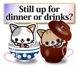 Japanese Style Cat Sticker ( English ) sticker #6669811