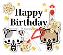 Japanese Style Cat Sticker ( English ) sticker #6669813