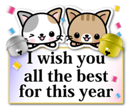 Japanese Style Cat Sticker ( English ) sticker #6669815