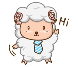 Sheepo Office man sticker #6670776