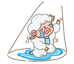 Sheepo Office man sticker #6670800