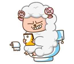 Sheepo Office man sticker #6670811