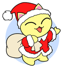 Lei Cat 'Japanese Season's holiday sticker #6670932