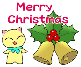 Lei Cat 'Japanese Season's holiday sticker #6670933