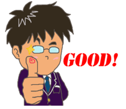 A free & easy boy sticker #6671220