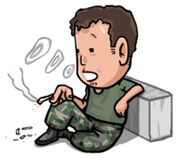 Army diary-Veteran [by Shin] sticker #6671272