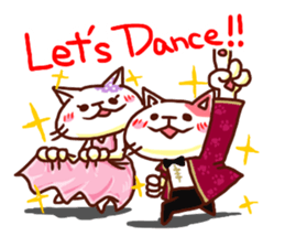 the pad of cat @ dance sticker #6671704