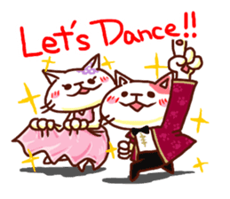 the pad of cat @ dance sticker #6671704