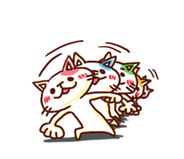 the pad of cat @ dance sticker #6671707