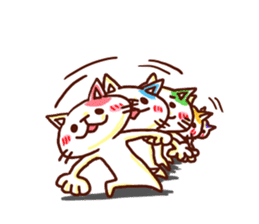 the pad of cat @ dance sticker #6671707