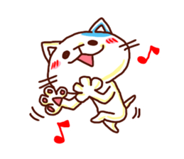 the pad of cat @ dance sticker #6671709