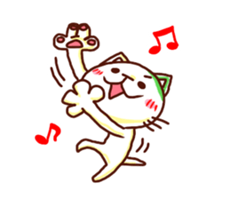 the pad of cat @ dance sticker #6671710