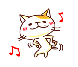 the pad of cat @ dance sticker #6671711