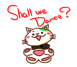 the pad of cat @ dance sticker #6671716
