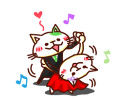 the pad of cat @ dance sticker #6671717