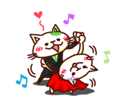 the pad of cat @ dance sticker #6671717