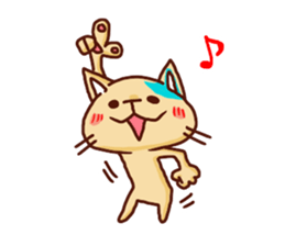 the pad of cat @ dance sticker #6671720