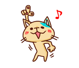 the pad of cat @ dance sticker #6671720