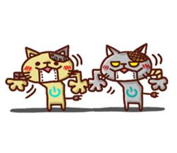 the pad of cat @ dance sticker #6671722