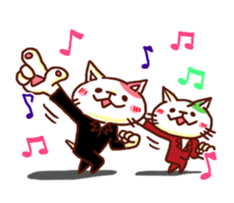 the pad of cat @ dance sticker #6671724