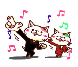 the pad of cat @ dance sticker #6671724