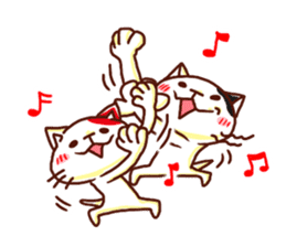 the pad of cat @ dance sticker #6671728