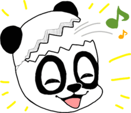 The cracking panda sticker #6672095