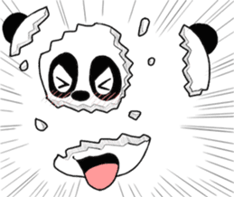 The cracking panda sticker #6672102