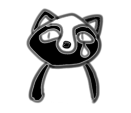 Ugly raccoon dog sticker #6672235