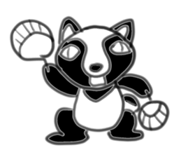 Ugly raccoon dog sticker #6672241