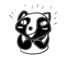 Ugly raccoon dog sticker #6672242