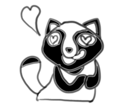 Ugly raccoon dog sticker #6672243