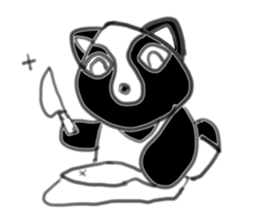 Ugly raccoon dog sticker #6672251