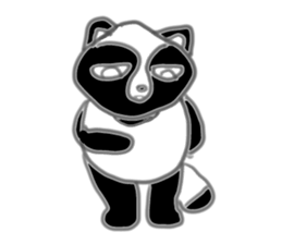 Ugly raccoon dog sticker #6672259