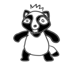 Ugly raccoon dog sticker #6672260