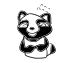 Ugly raccoon dog sticker #6672262