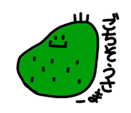 Pineapple and cactus of fun everyday sticker #6672281