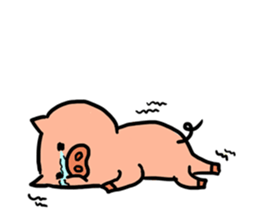 Game everyday tortoiseshell cat and pig sticker #6673262