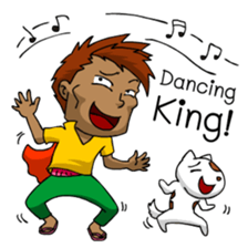 Funniest Man and Joy sticker #6673564