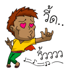 Funniest Man and Joy sticker #6673577