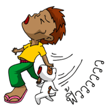 Funniest Man and Joy sticker #6673580